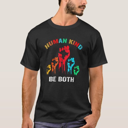人間は平等で優しい人間のRet Tシャツ (正面)