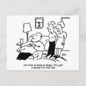 人間は形保を成そうとする。おもしろい ポストカード (正面)