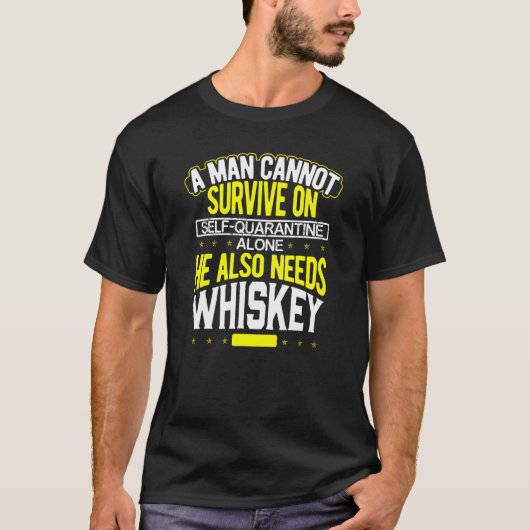 人間は自生き延び身検疫だけでは駄目だ Tシャツ (正面)