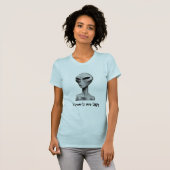 人間は醜いです Tシャツ (正面フル)