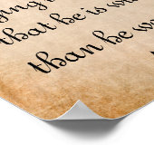 人間は…感動的引用文 ポスター (角)