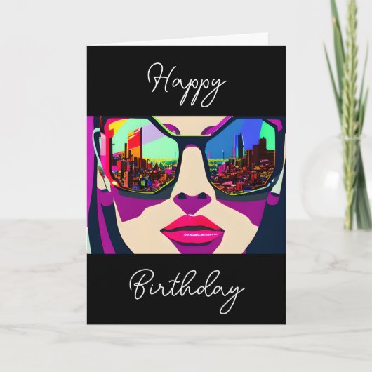 人間へのお気に入りのハッピーバースデー カード (正面)