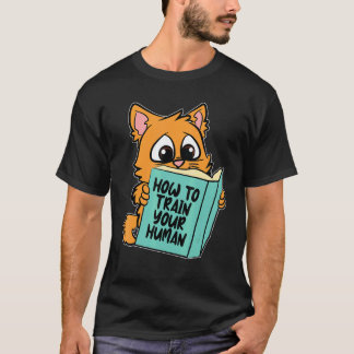 人間をしつける方法 気まぐれな猫飼い Tシャツ