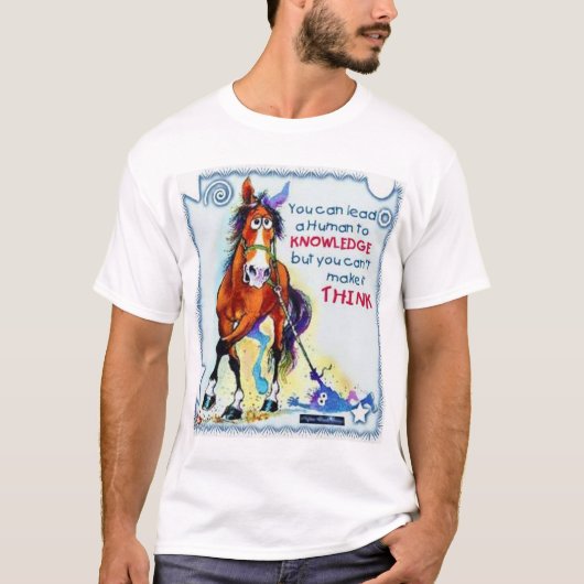 人間を導いて下さい Tシャツ (正面)