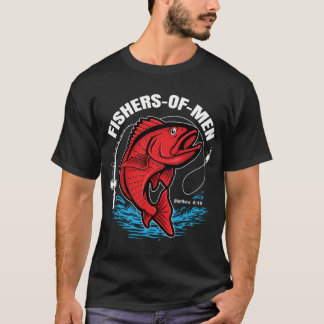 人間を捕る者 白文字 Tシャツ