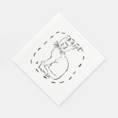 人間を採用する スタンダードランチョンナプキン (角)