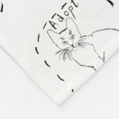 人間を採用する フリースブランケット (角)