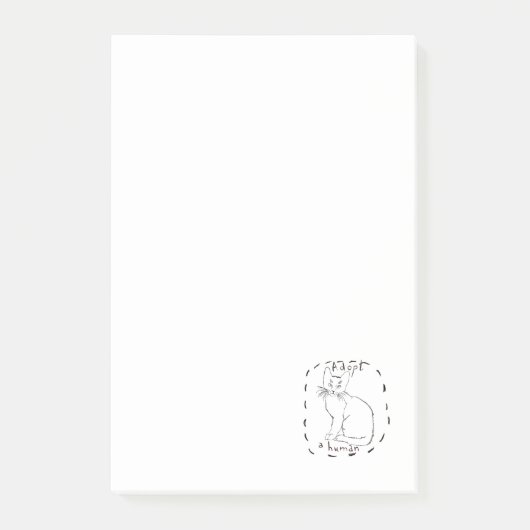 人間を採用する ポストイット (正面)