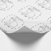 人間を採用する ラッピングペーパー (角)