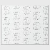 人間を採用する ラッピングペーパー (フラット)