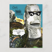 人間を真似て自然が上手く行く ポストカード (正面)