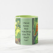 人間を見張る鳥 マグカップ (中央)