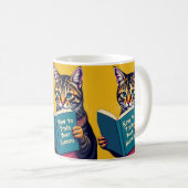 人間を訓練する方法 コーヒーマグカップ (正面右)