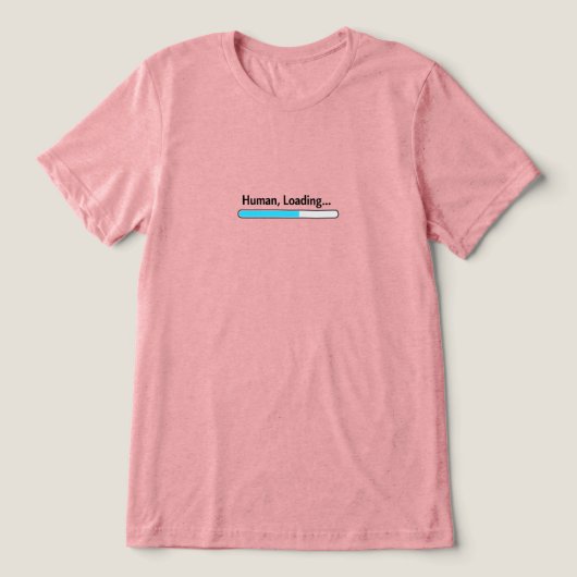 人間を読み込み中 トライブレンドTシャツ (デザイン正面)