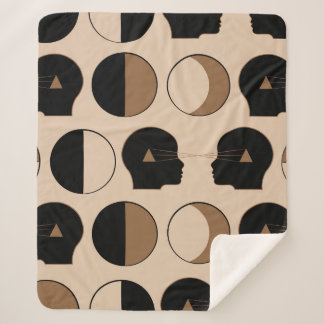 人間エネルギーとのシームレスパターンデザイン シェルパブランケット