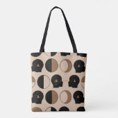 人間エネルギーとのシームレスパターンデザイン トートバッグ (裏面)