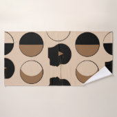 人間エネルギーとのシームレスパターンデザイン バスタオル (バスタオル)