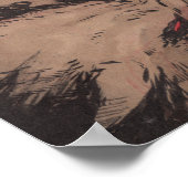 人間オオカミに襲われるバルト ポスター (角)