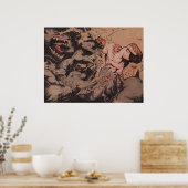 人間オオカミに襲われるバルト ポスター (キッチン)