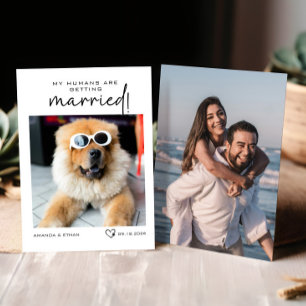 人間カスタムが結婚しようとしている写真 セーブザデート