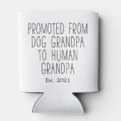 人間カスタムのおじいさんに昇進したおもしろい 缶クーラー (裏面)