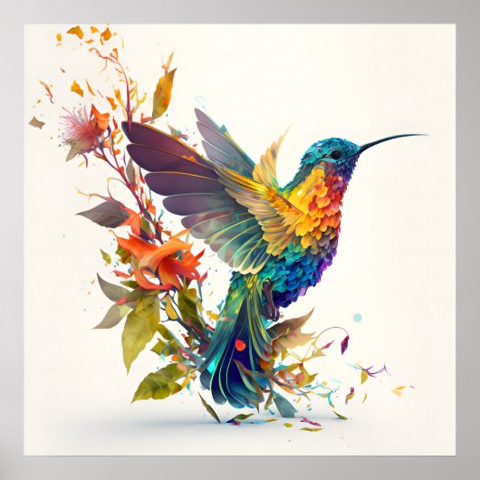 人間カラフル鳥 ポスター (正面)