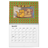 人間カレンダーの解像度(中サイズ) カレンダー (3月 2027)