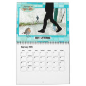 人間カレンダーの解像度（中サイズ） カレンダー (2月 2026)