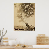 人間キャノンボールヴィンテージサーカスのポスター ポスター (キッチン)