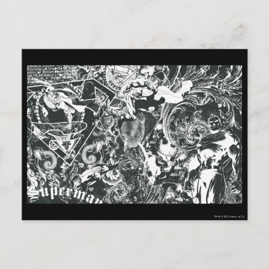 人間グレすごいーコラージュ ポストカード (正面)