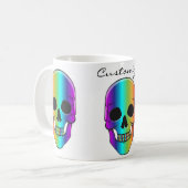 人間サイケデリックスカルサンダー_コーブ コーヒーマグカップ (正面左)