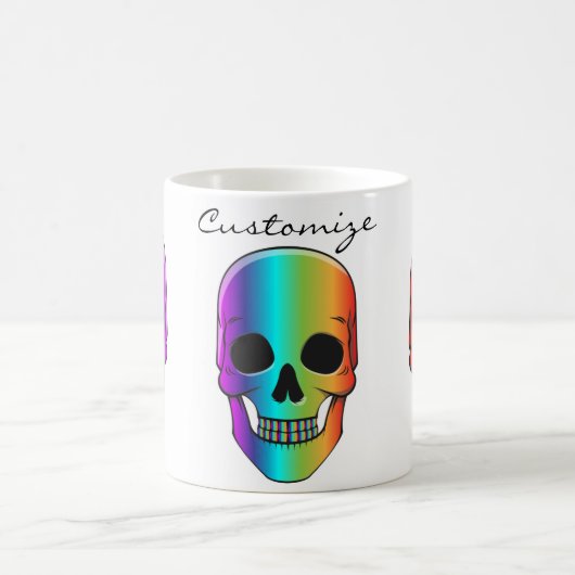人間サイケデリックスカルサンダー_コーブ コーヒーマグカップ (中央)
