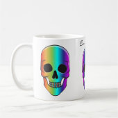 人間サイケデリックスカルサンダー_コーブ コーヒーマグカップ (左)