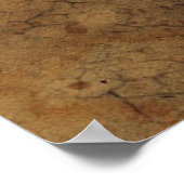 人間スカルの背景テクスチャの消滅 ポスター (角)