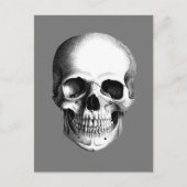 人間スカルはがき ポストカード (正面)