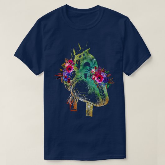 人間ハート5 Tシャツ (デザイン正面)