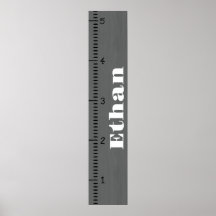 人間パーソナライズされた成長図ルーラー |印刷可能