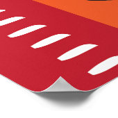 人間パーソナライズされた成長図ルーラー |印刷可能 ポスター (角)