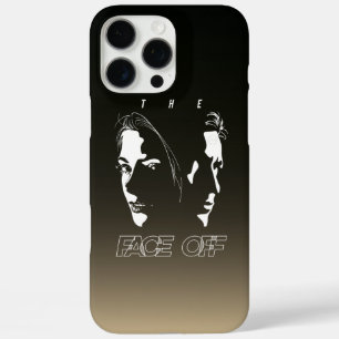 人間フェイスオフシルエットアート| iPhone 16 PRO MAXケース