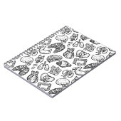 人間モダン解剖図スケッチパターン科学ギフト ノートブック (左側)