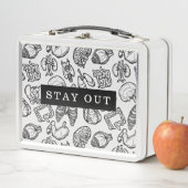 人間モダン解剖学生物学のスケッチカスタムギフト メタルランチボックス (インサイチュ)