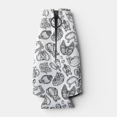 人間モダン解剖学生物科学スケッチカスタム ボトルクーラー (裏面)