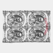 人間不気味スカルサンダー_コーブ キッチンタオル (横)