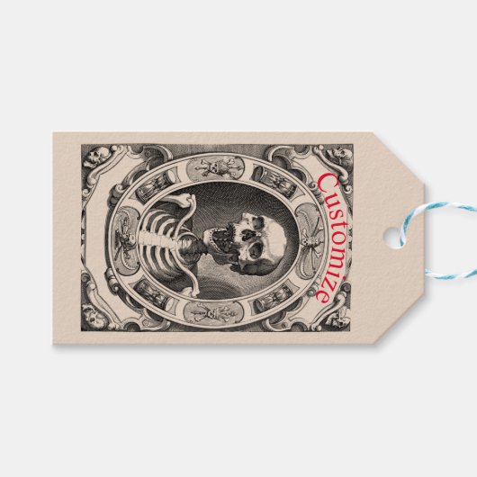 人間不気味スカルサンダー_コーブ ギフトタグ (正面(横))