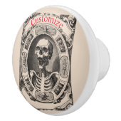 人間不気味スカルサンダー_コーブ セラミックノブ (右)