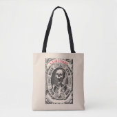 人間不気味スカルサンダー_コーブ トートバッグ (正面)