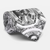 人間不気味スカルサンダー_コーブ ネクタイ (ロール)