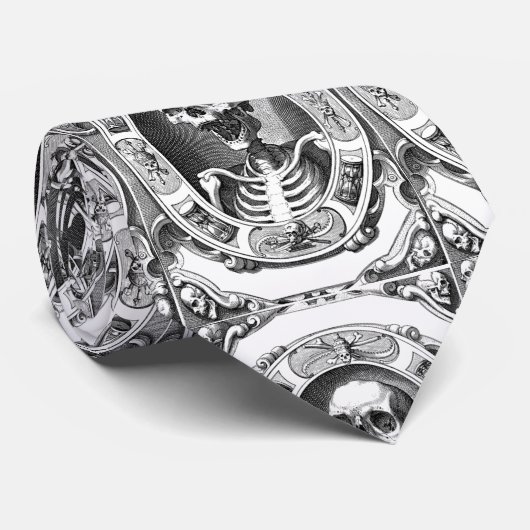 人間不気味スカルサンダー_コーブ ネクタイ (ロール)