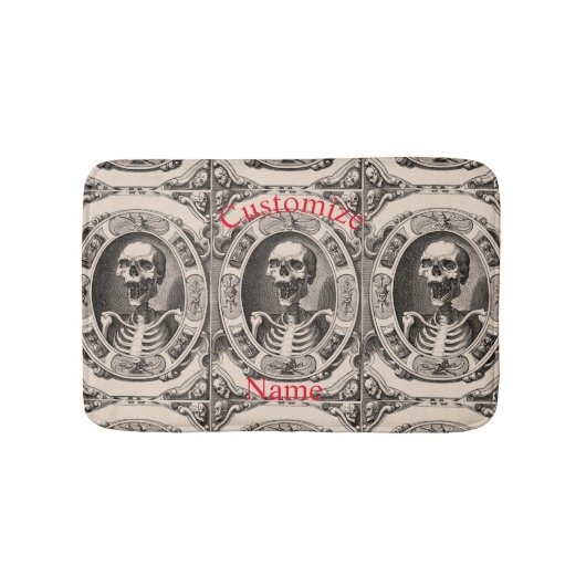 人間不気味スカルサンダー_コーブ バスマット (正面)