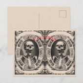 人間不気味スカルサンダー_コーブ ポストカード (正面/裏面)